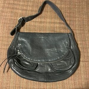 Lucky Brand Black Leather Shoulder Bag